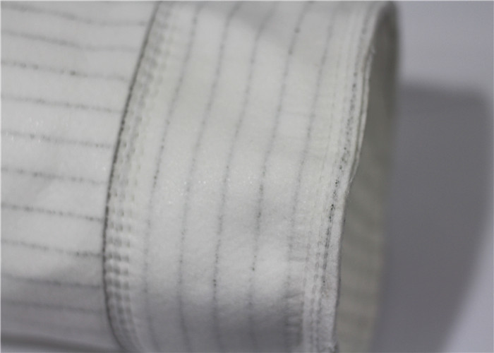 Industrial Felt Dust Collector Bags Excellent Hydrolysis Stability Singed Finished