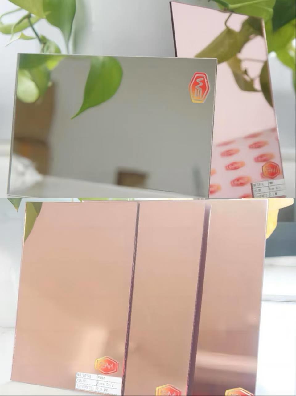 Smooth Clear Acrylic Mirror Roll For Placing Mirrors