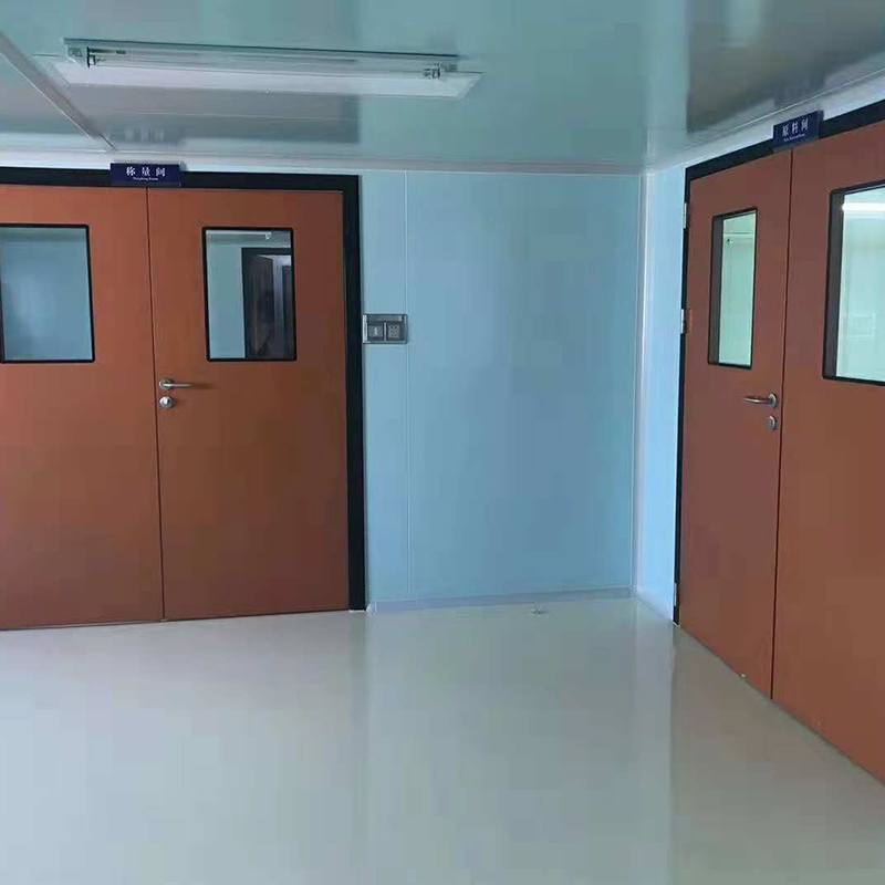 Modern Polymer Cleanroom Steel Door Double Glazing Stainless Steel Hospital Door