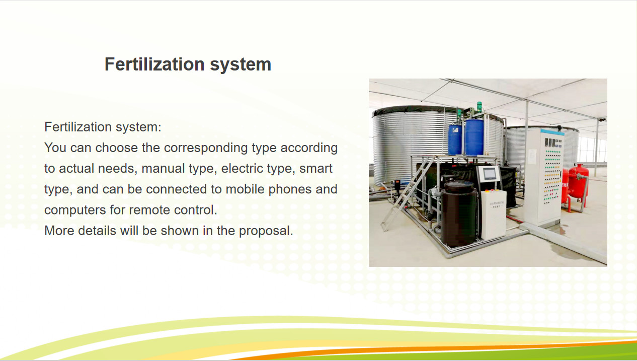 Glass Polycarbonate Cover Photovoltaic Greenhouse Include Automated Sytems