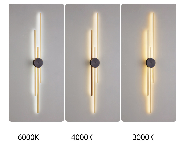 Luxury minimalist bedroom bedside long wall light creative living room TV background wall lamp(WH-OR-256)