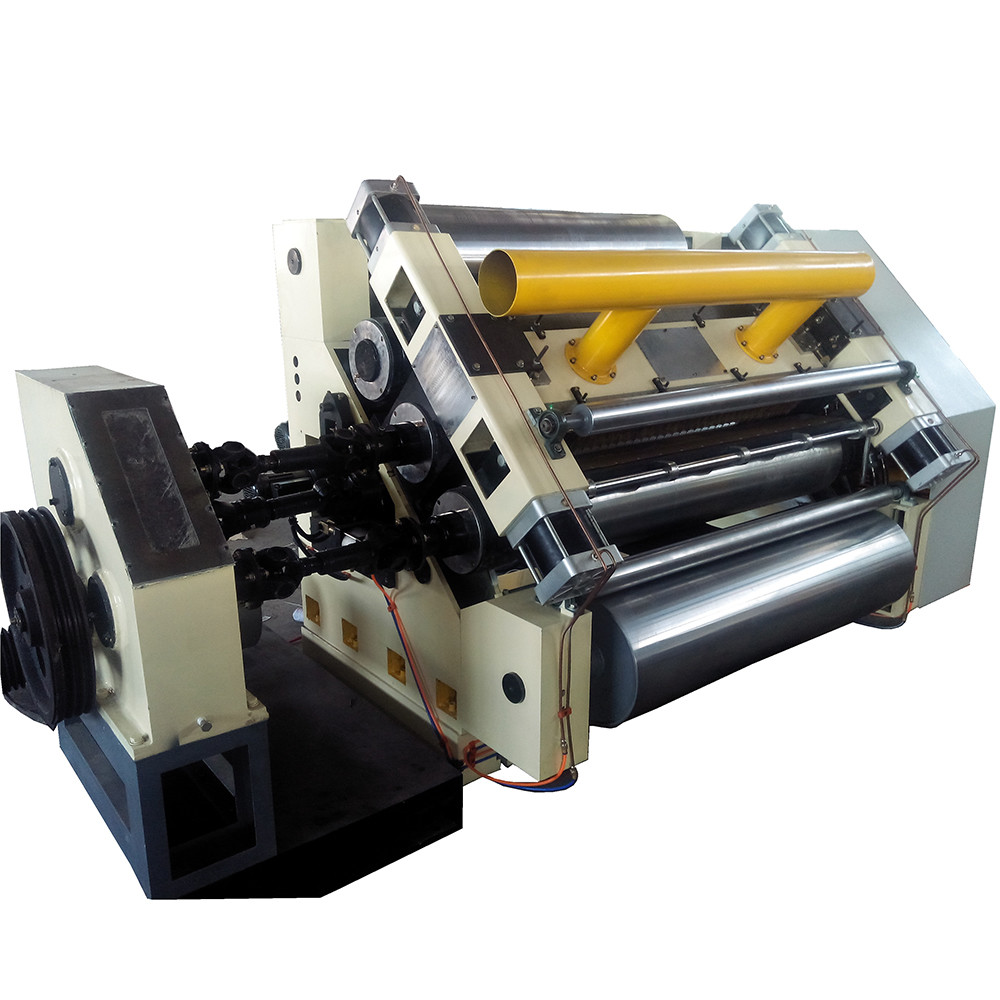 Corrugated Box Single Facer Machine 1400mm-2200mm Working Width