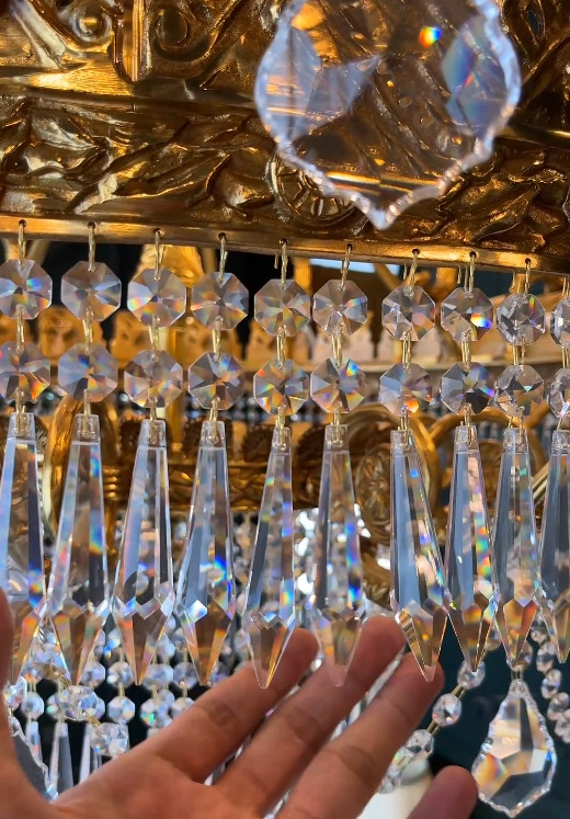 European Courts High End Luxury Crystal Candle Chandelier Dazzling Lighting