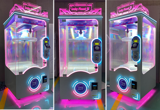 Coin Operated Gift Game Machine Spining Clip Skill Game Poke Prize Machine