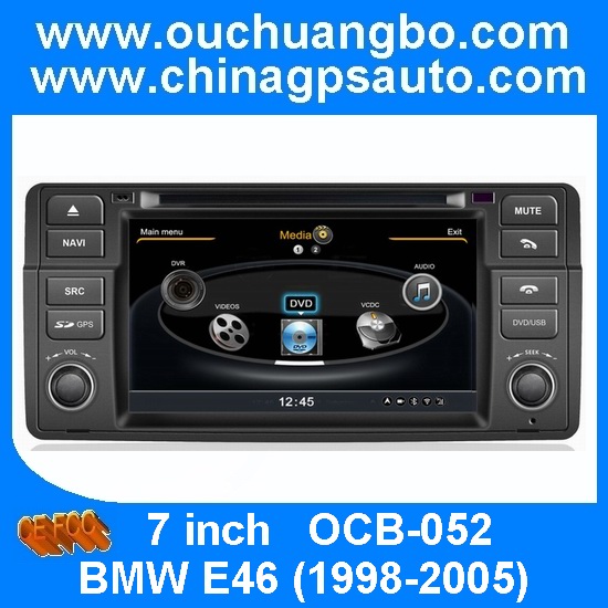 Ouchuangbo ouchuangbo Car Stereo Radio Player GPS Navi BMW E46 1998-2005 S100 platform BT