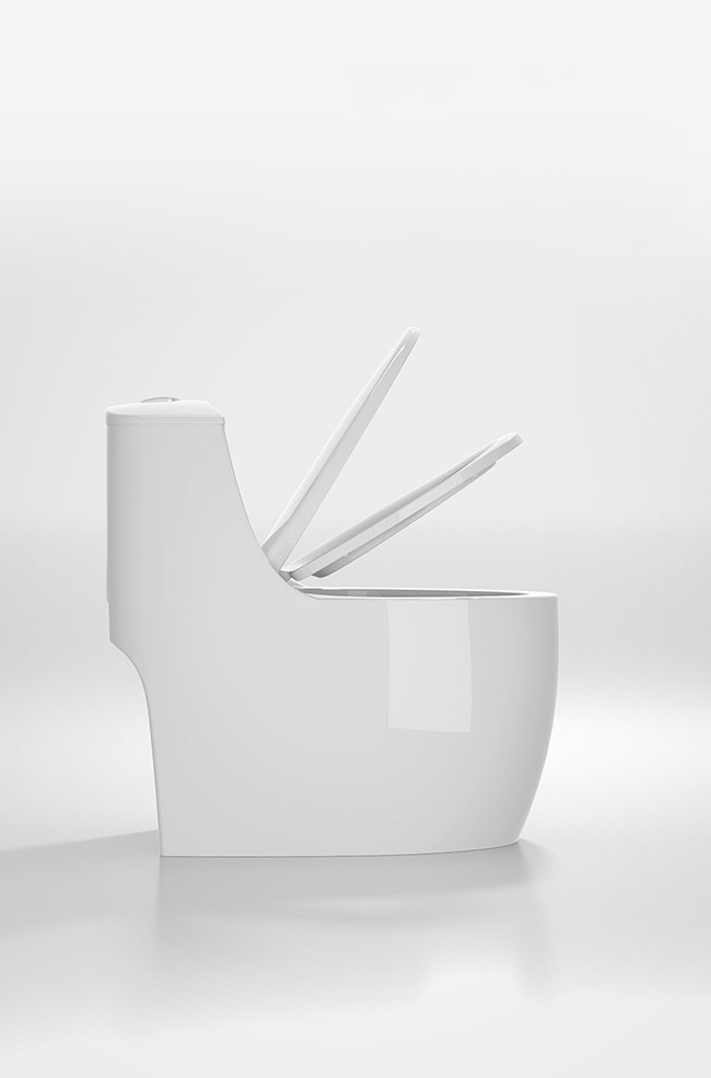 White Glazed One Piece Wc Dual Flush S Trap Ceramic Toilet Bowl Sanitary Ware