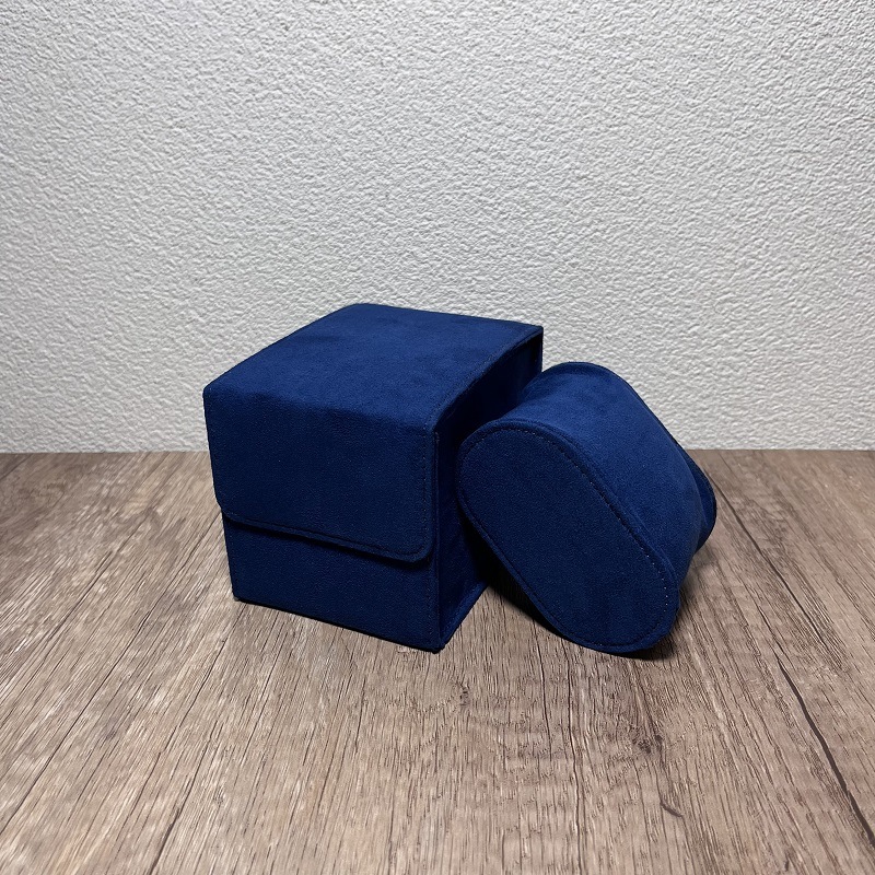 Watch Box Luxury High Quality Custom Logo Blue Cardboard Paper Gift Packaging New Design Custom