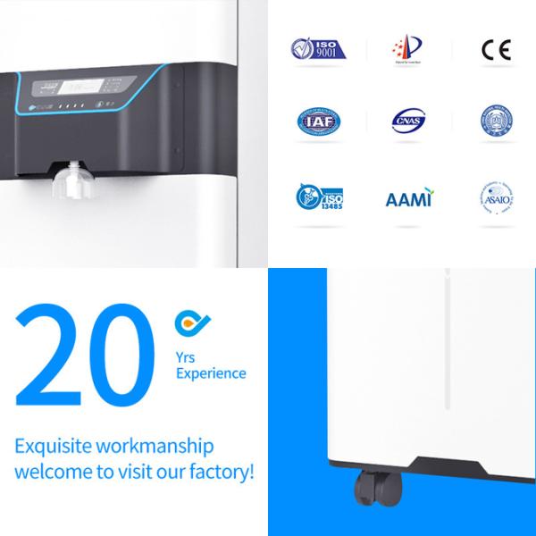 Hospital 40L/H Lab DI Water System Deionizer Distilled Water Machine