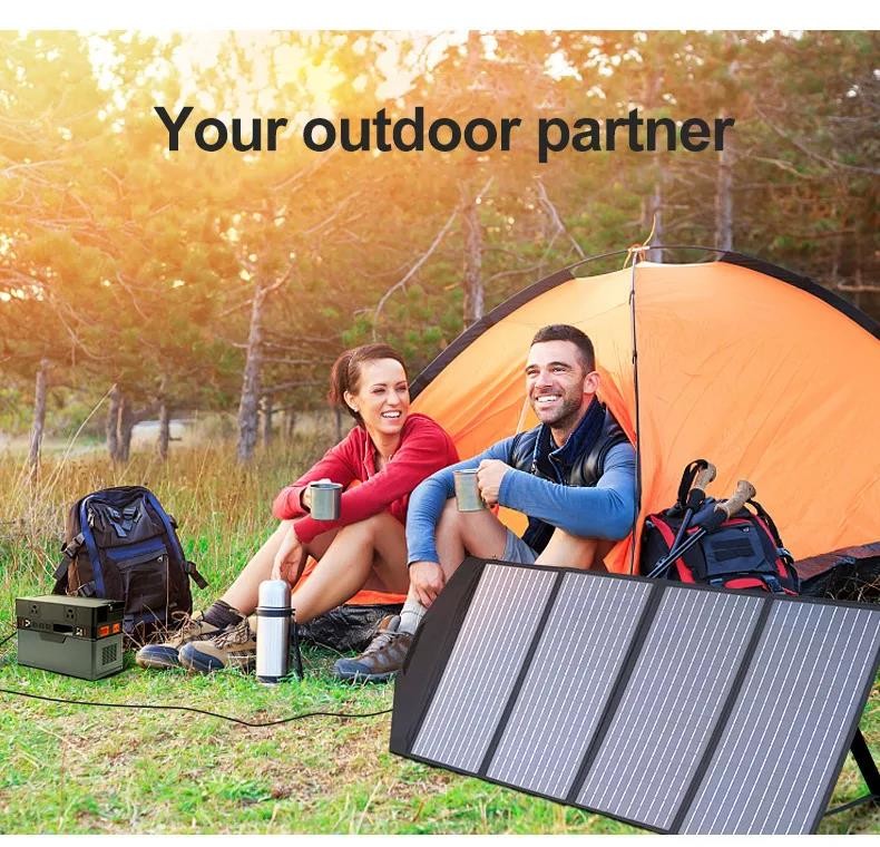 Panel Solar Faltbare Portatil Folding Portable 60W100w120W150W For Camping