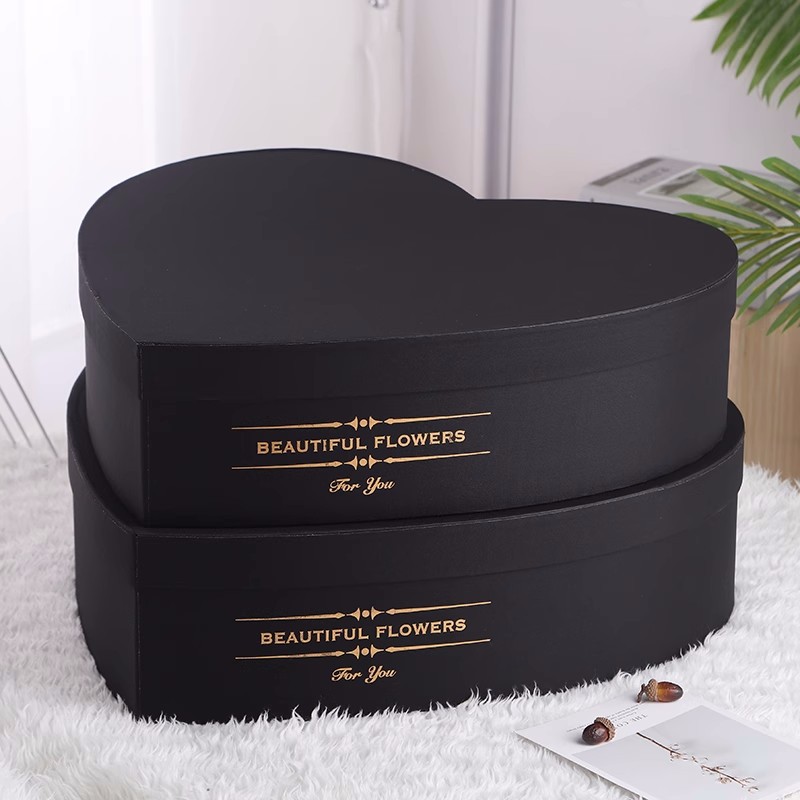 Custom Luxury Heart-Shaped Gift Boxes for Flowers and Love Decoration Photo Frame