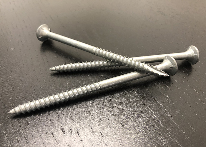 Galvanised C4 Bugle Head Batten Screws 14G Hex Socket Drive 100mm Decking Screws
