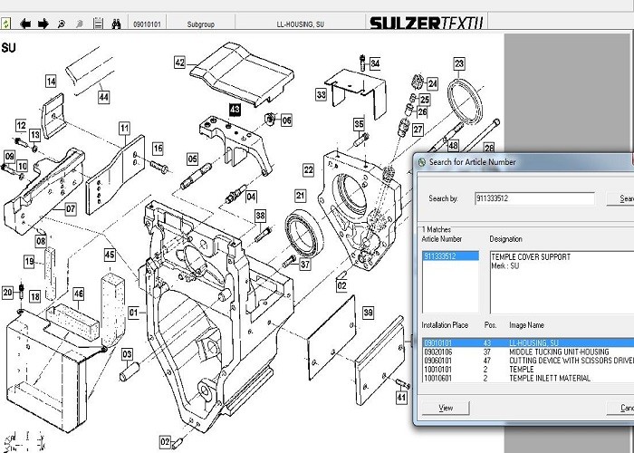 Sulzer Textile Sulzer Loom Spare Parts ISO 14001