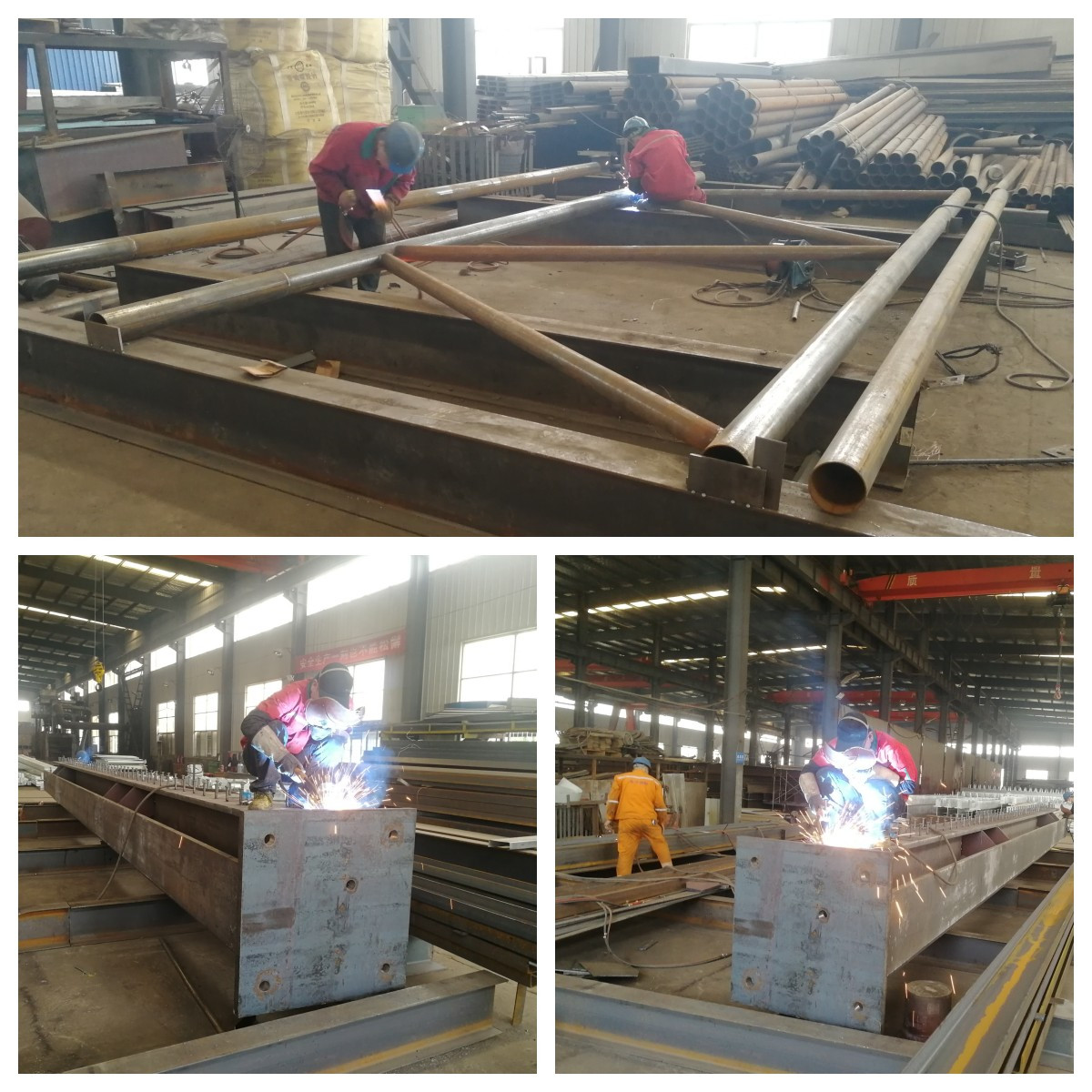Industrial Prefabricated Light Steel Structure Warehouse Building H Section Construction Produced By China