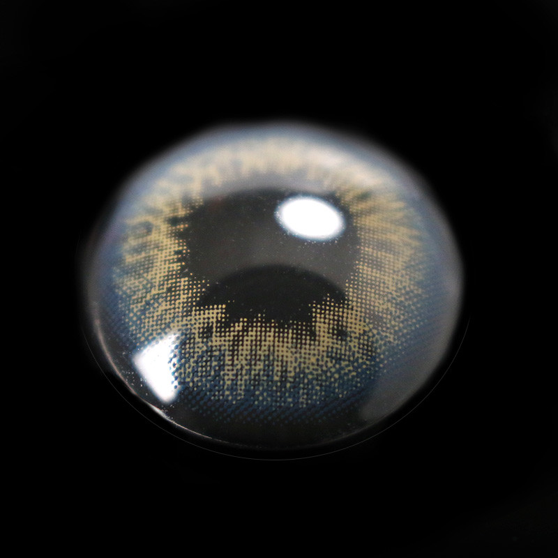 Big Diameter Colored 14mm Contact Lens Peggy Gray Blue Green For Halloween