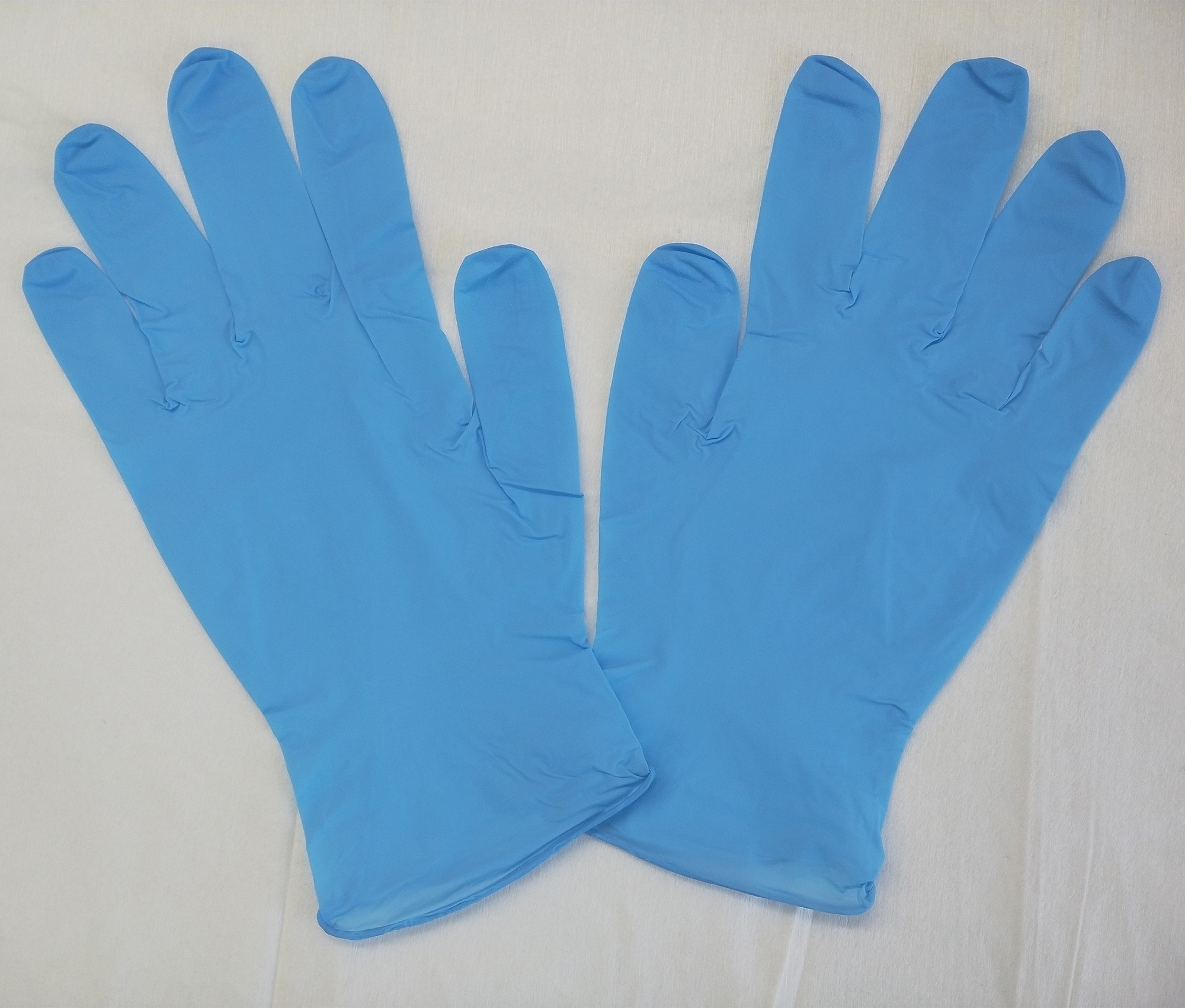 Durable Non Sterile Disposable Nitrile Gloves Powder Free 240mm Length