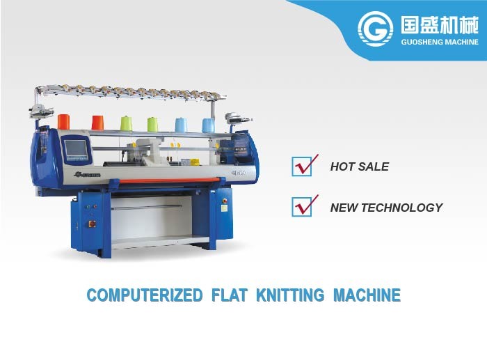 Double System Sweater Flat Knitting Machine Computerized