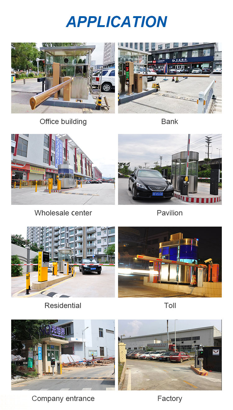 Adjustable Automatic Parking Barrier System For RFID Parking Control
