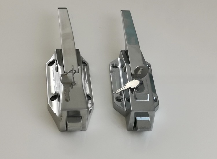 Polished Stainless Steel Cold Room Door Lock for Easy Installation on Shipping Container Trailer
