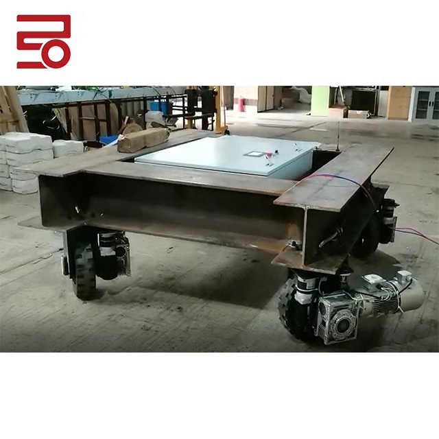4 Wheel Drive Automated Guided Vehicle Carts 10000KG load Flexible Handling Flatbed
