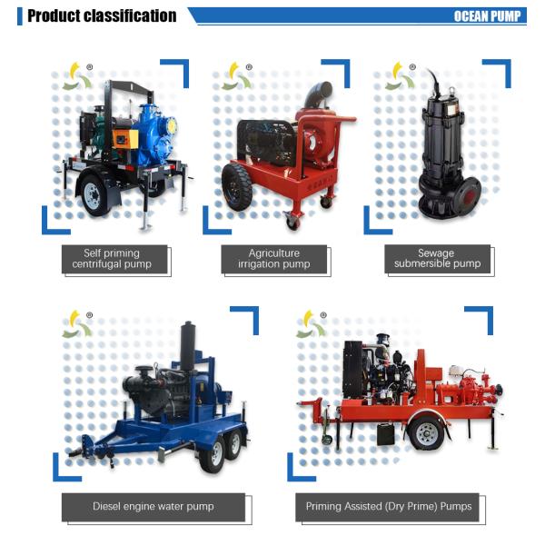 Multi-Functional Integrated Drainage Pump Diesel Engine Farm Irrigation Water Pump With Lighting System