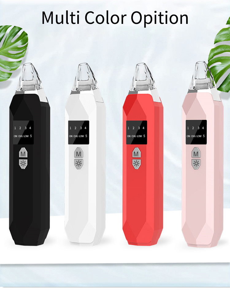 USB Charging 5 Levels 3W Rechargeable Blackhead Remover