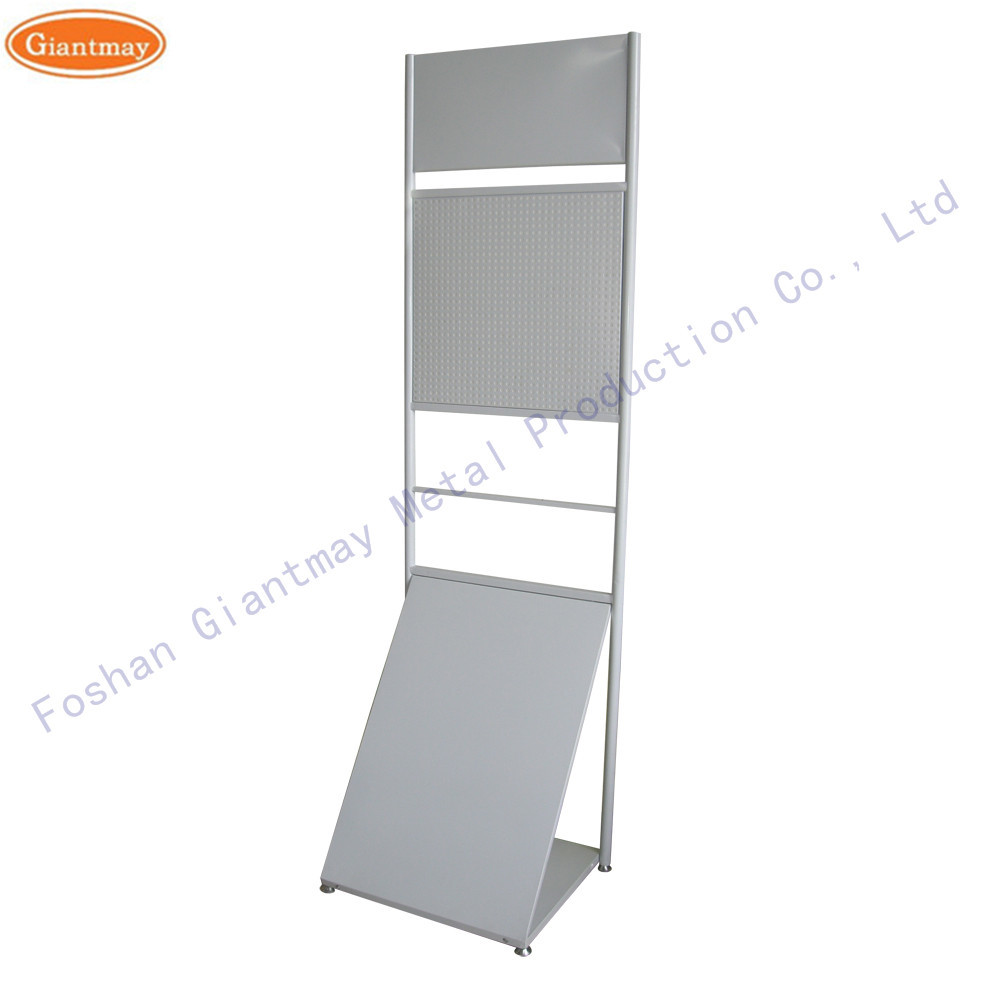 Commercial Exhibitors Hanging Product Tool Rack Floor Standing Metal Display Stand