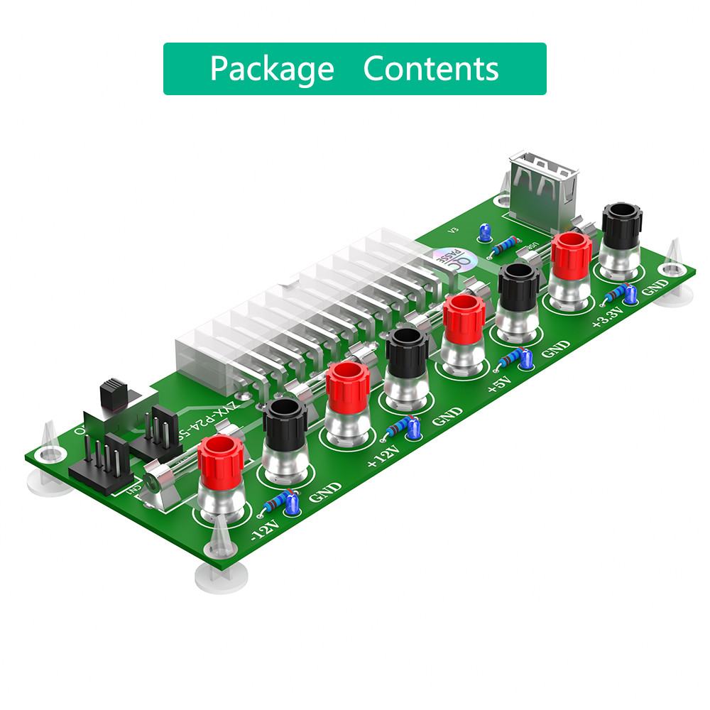 20-24 Pins ATX Benchtop PC Power Breakout Adapter for Optimal Performance
