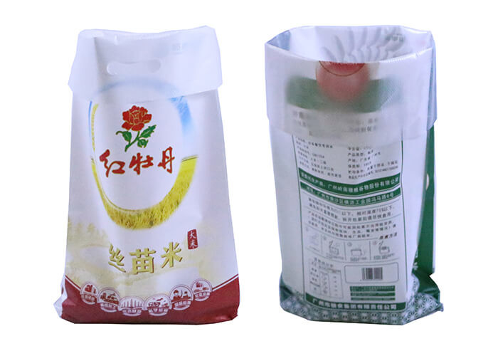 5Kg 25Kg Bopp Laminated PP Woven Rice Bags 50Kg Rice Packaging Bags Manufacturer