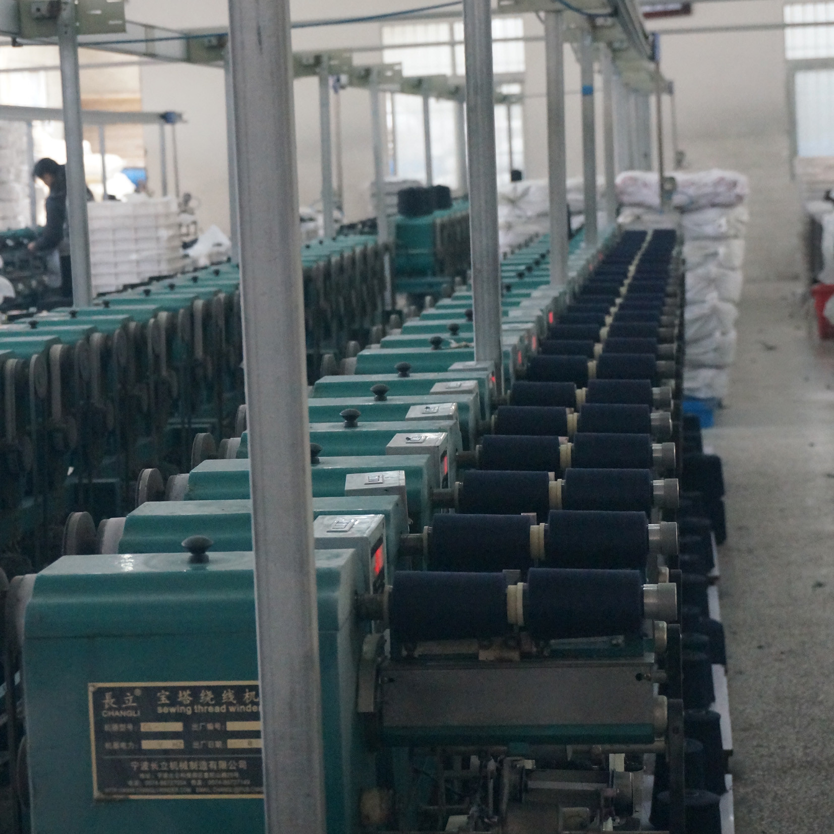 Spun Polyester Sewing Thread 40/2 High Tenacity Chemical Resistance