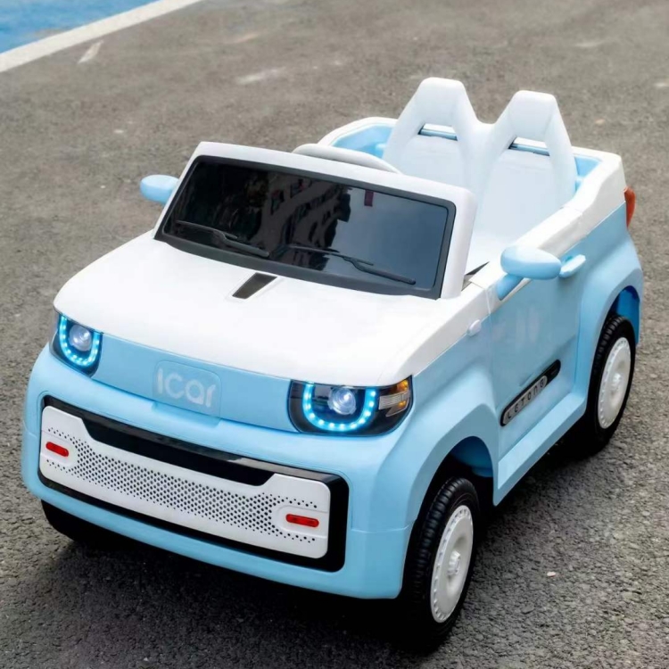 Four Wheels Battery Plastic Baby Kids Electric Toy with Remote Control 12V*390*2 Motor