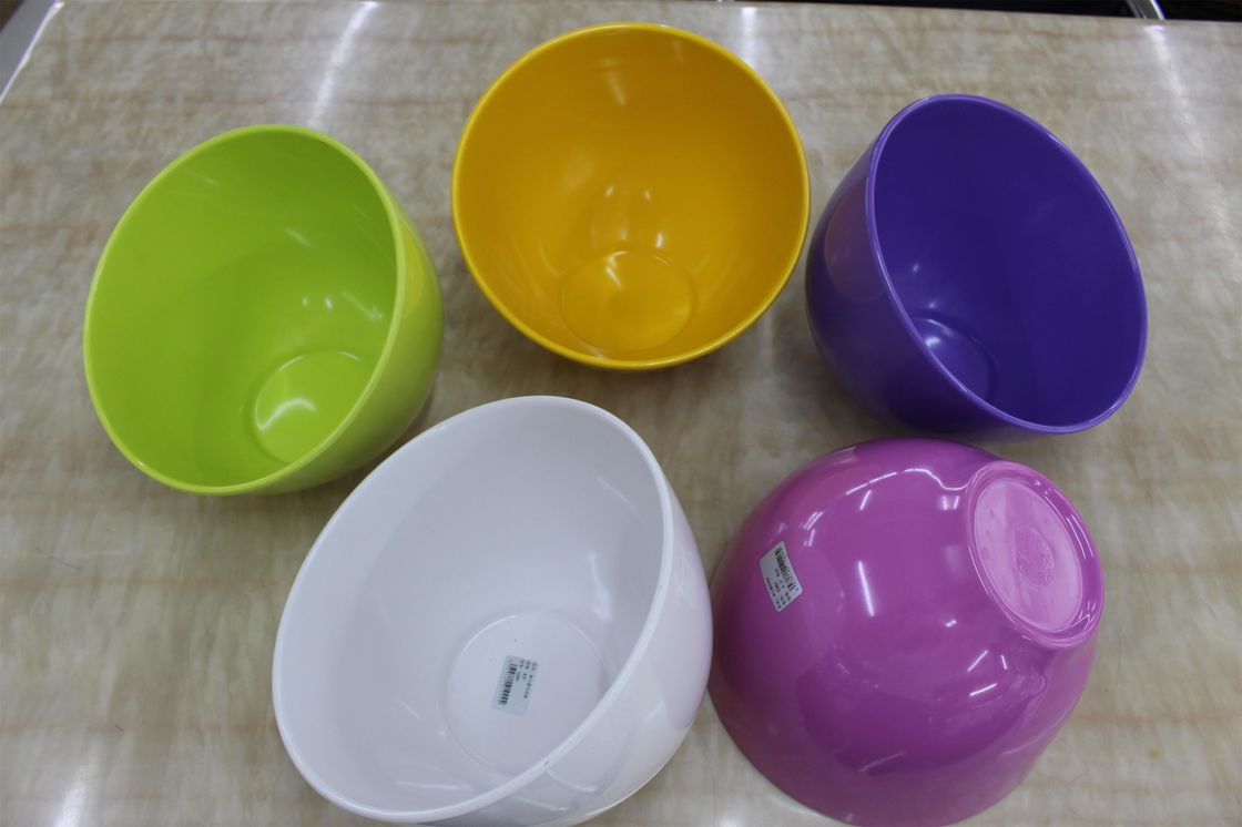 Melamine Colorful Porcelain Dinnerware Sets , Unbreakable Egg - shaped Fruit Bowl