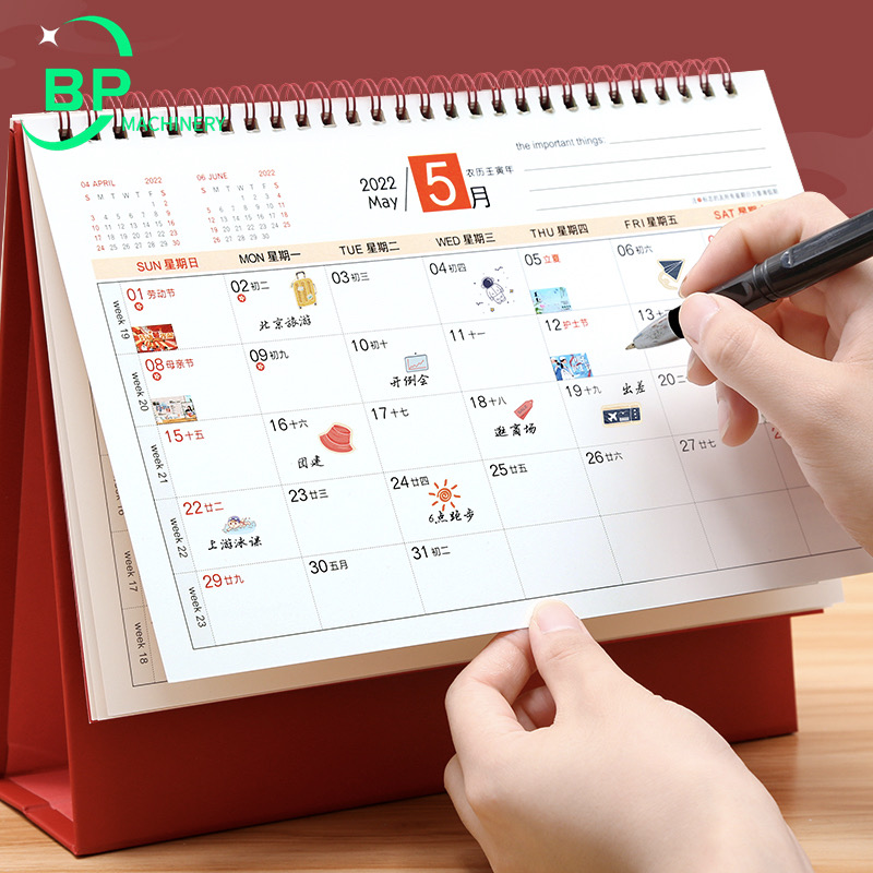 Calendar wire  o binding machine -BP Machinery 