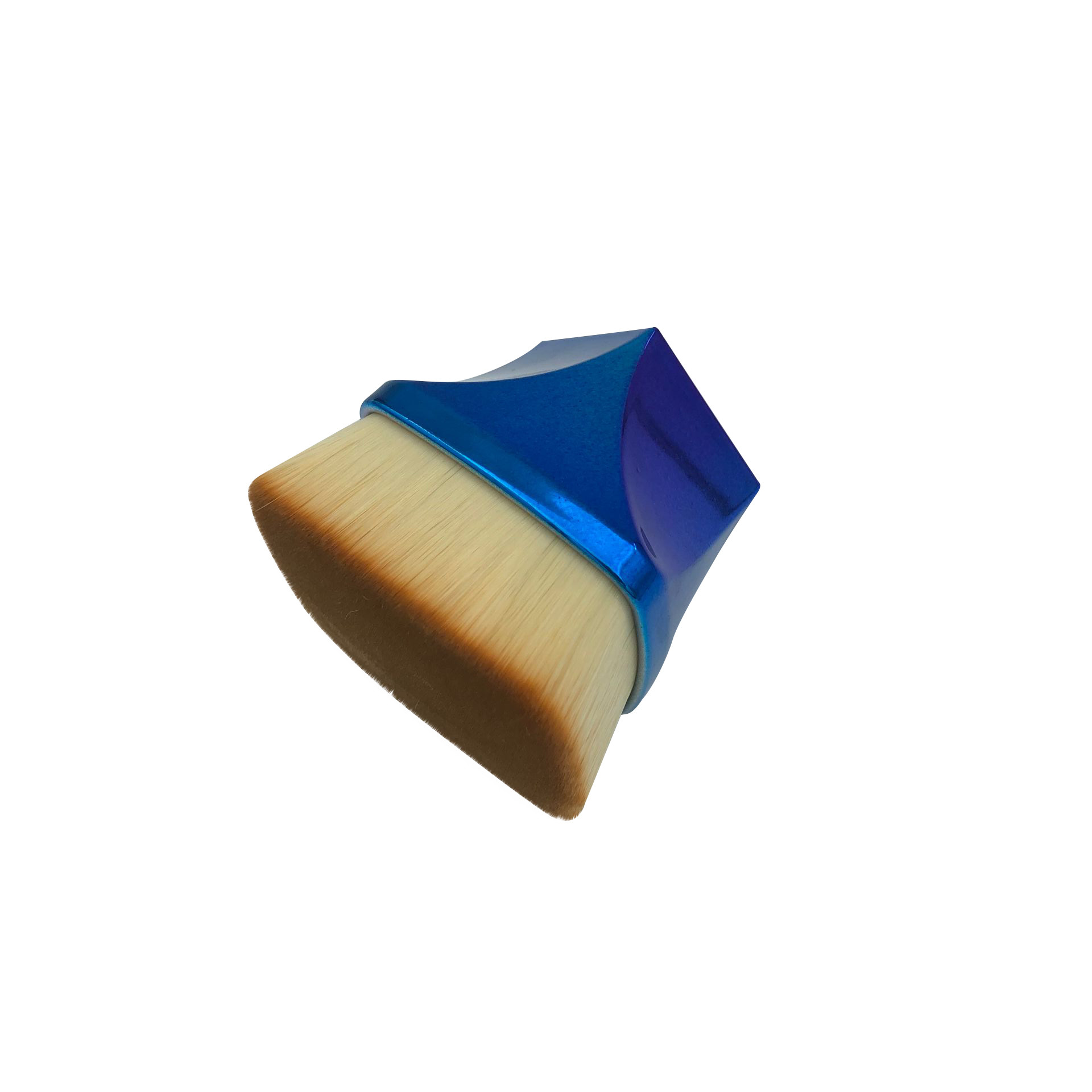 Mini Single Blue Round Kabuki Brush Liquid Foundation