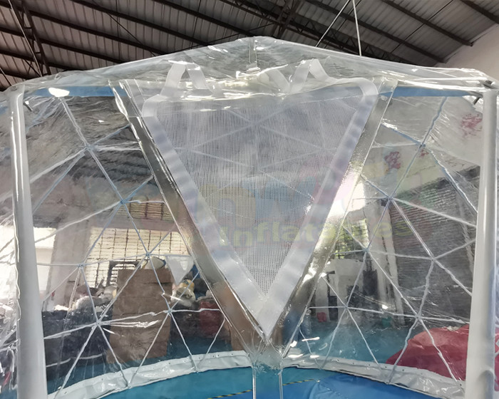 Garden Transparent 0.9mm PVC Inflatable Globe Tent