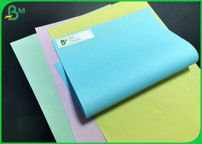 Computer Printing White And Colorful Non Carbon Copy Paper Jumbo Rolls 