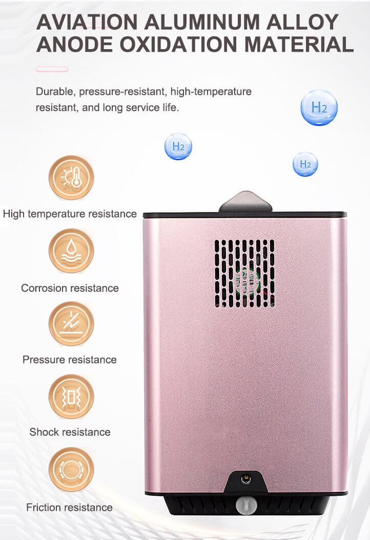 Hydrogen Inhalation Machine 225ml 150ml 99.99% Pure Health Gas Inhaler New Condition for Home Use WEIZI