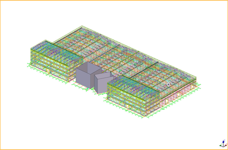 Long Span Durable Prefabricated Steel Structure Building Construction Supply