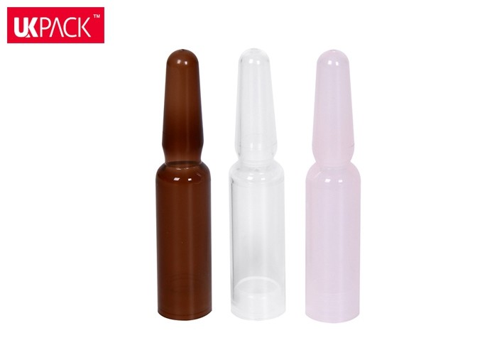 1.5ml Capacity Mini Cosmetic Containers Plastic Skin Ampoules Shatter Resistant