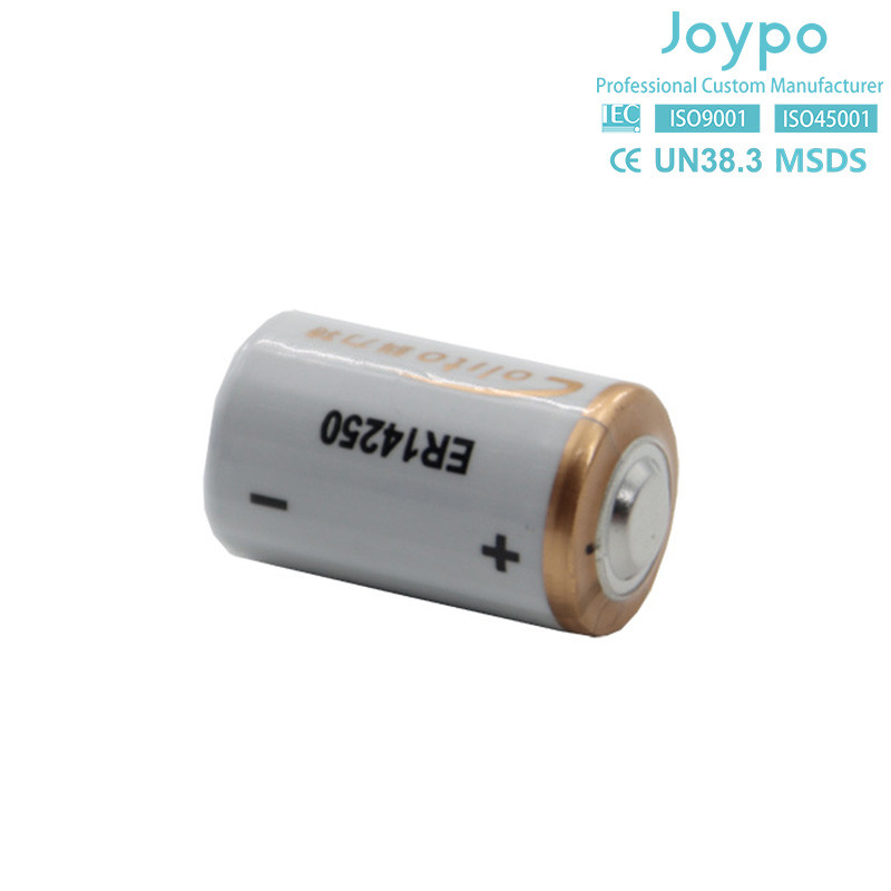 Spiral Type 1/2AA ER14250M Lithium Battery 3.6V 1000mAh Lithium Thionyl Chloride Battery