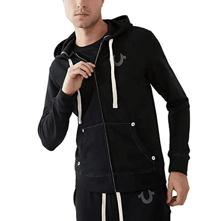 Custom Design Full Zip up Retro Thick Pullover Sweatshirt Hoodie Tracksuit French Terry Printing Oversized Hoodie for Men
