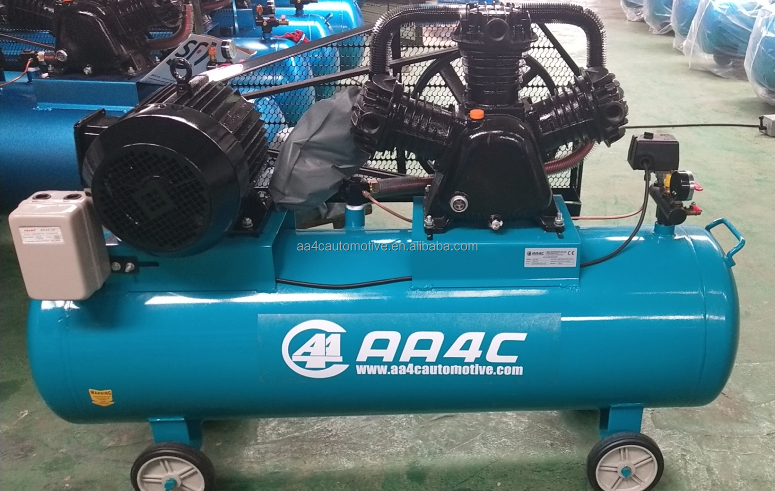 AA4C 7.5KW horizontal piston Air Compressor air source machine air generating pump workshop pneumatic source