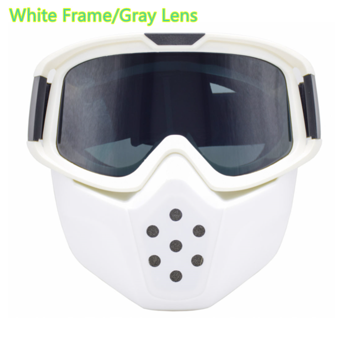 Full Face Construction Safety Glasses , Prescription PPE Glasses ABS Raw Frame
