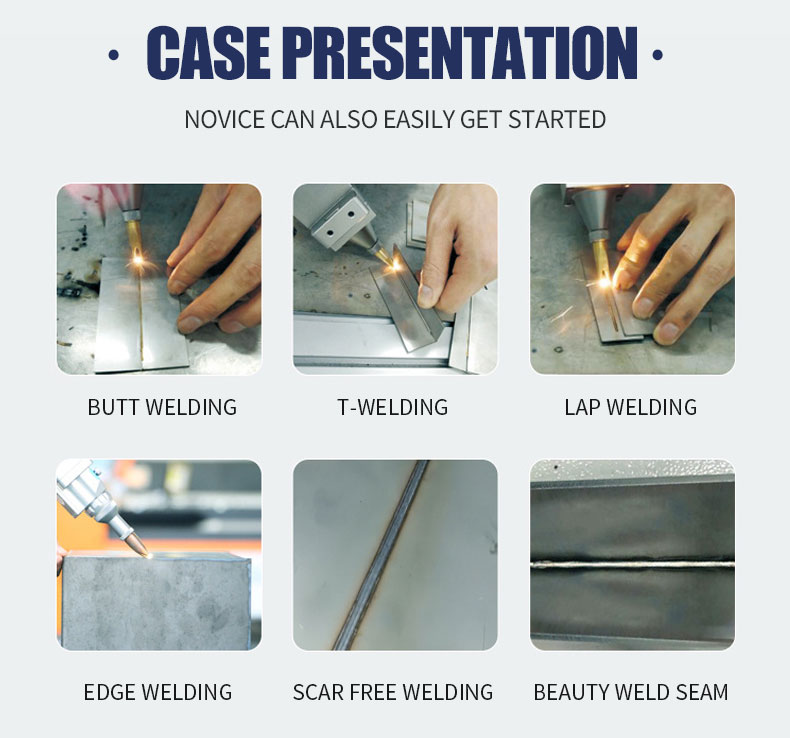 Continuous Fiber Laser Handheld Welding Machine for Water-cooled Welding of Stainless Steel Aluminum Copper