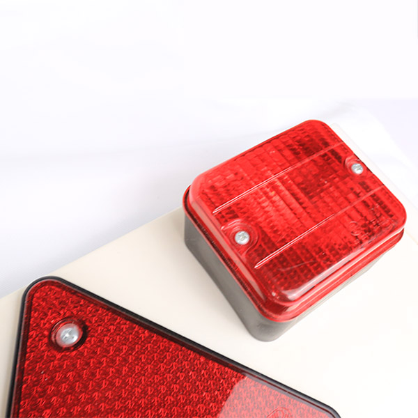 Trailer Rear Light Board PVC White Board Trailer Tail Lamps With Cable IATF16949