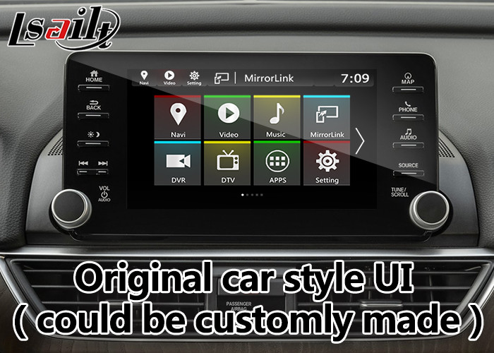 Car navigation box for Honda 10th Accord Offline navigation music video play video interface