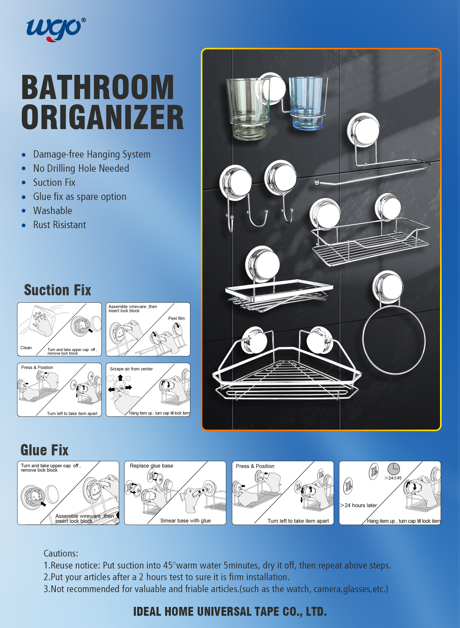 Bathroom Stainless Steel Mounted Toothbrush Holders Silver Suction Cup