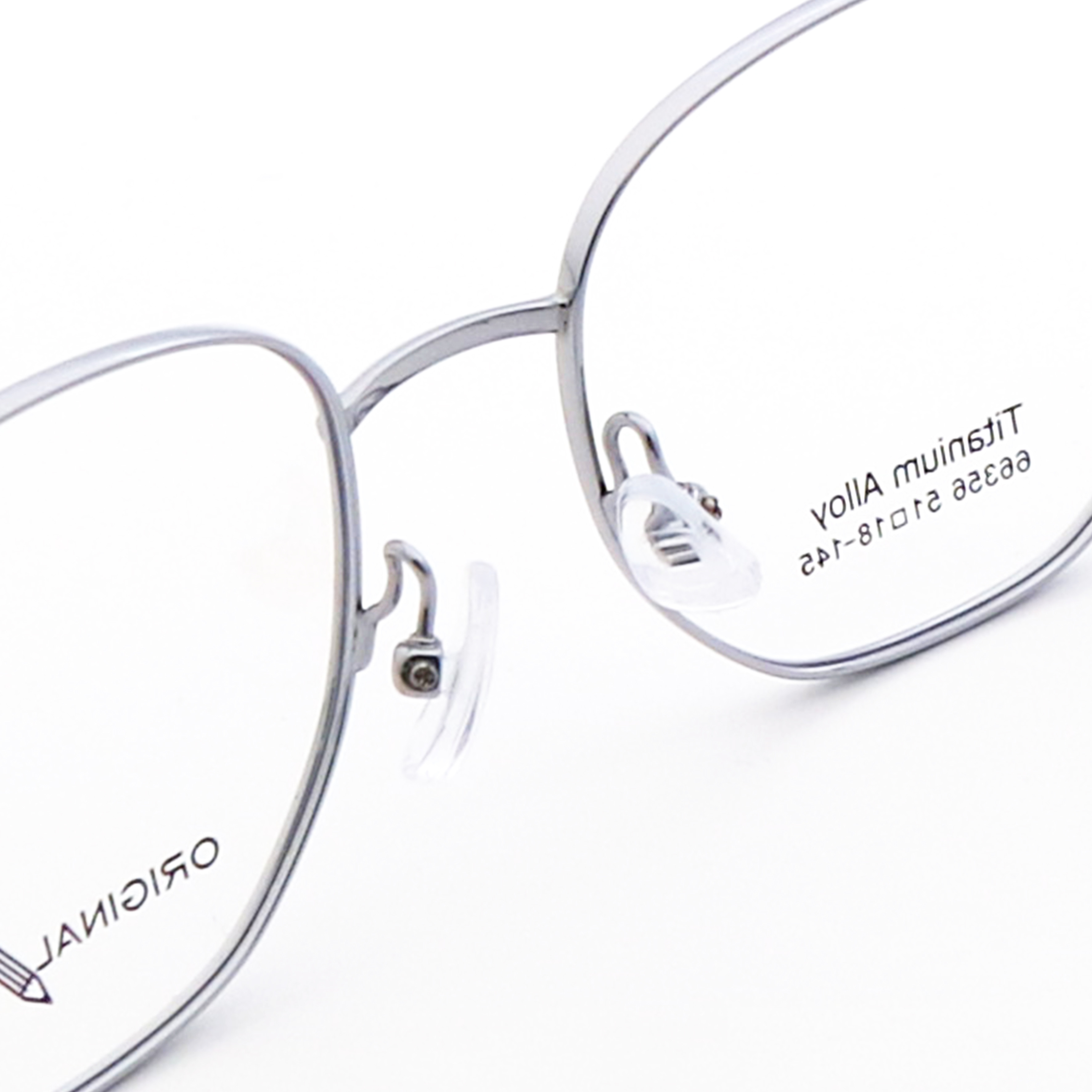 Square Eyeglasses Frames Temple Adjustable β Titanium Unique 66356