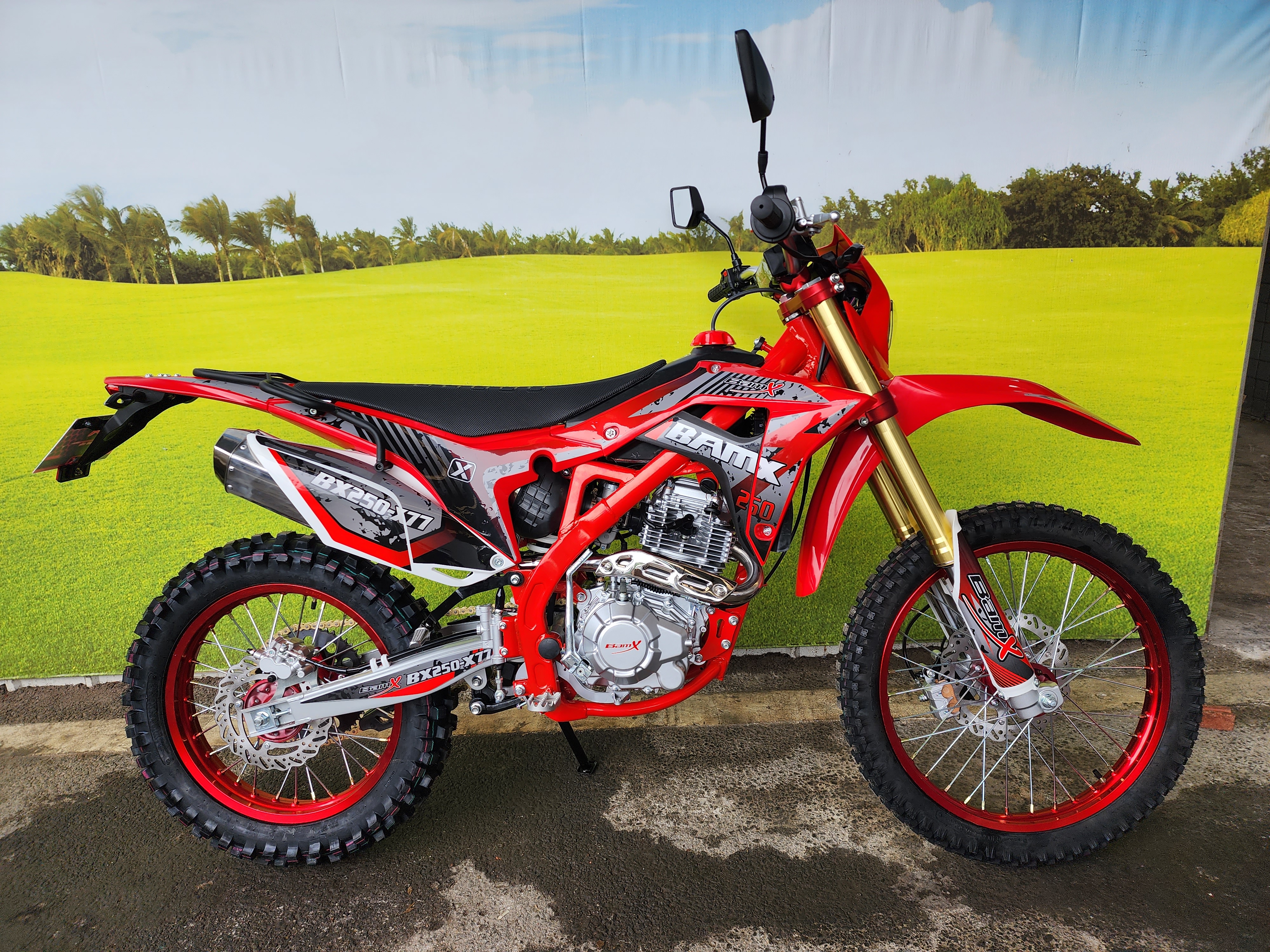 Motorcross Factory Produced Speedometer And Odometer Equipped Dirt Bike with Water Cooling Engine