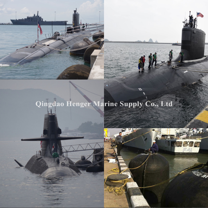 2500×5000mm Vertical Type Inflatable Marine Fenders Boats Net Type