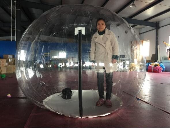 Inflatable Bubble Show Ball Inflatable Red Bubble Tent For Display 2M D Inflatable Bubble Camping Tent